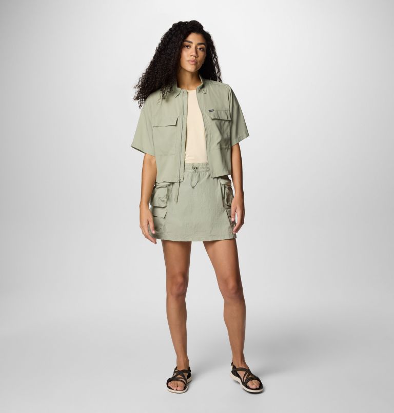 Camicia funzionale a manica corta Elevated View da donna, Color: Safari, image 6