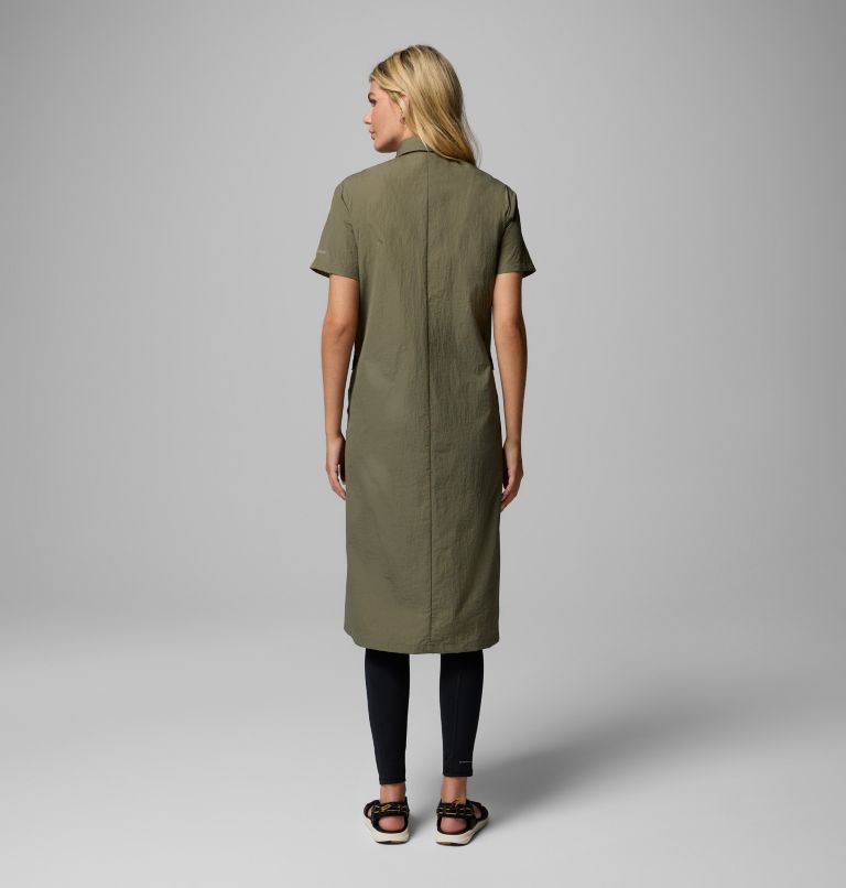 Femme Robe utilitaire Elevated View, Color: Stone Green, image 2