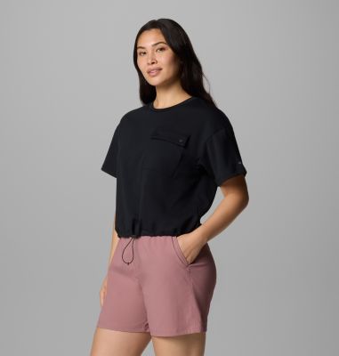 Women's Granite Point Knit Technical T-Shirt, Color: Black, image 7