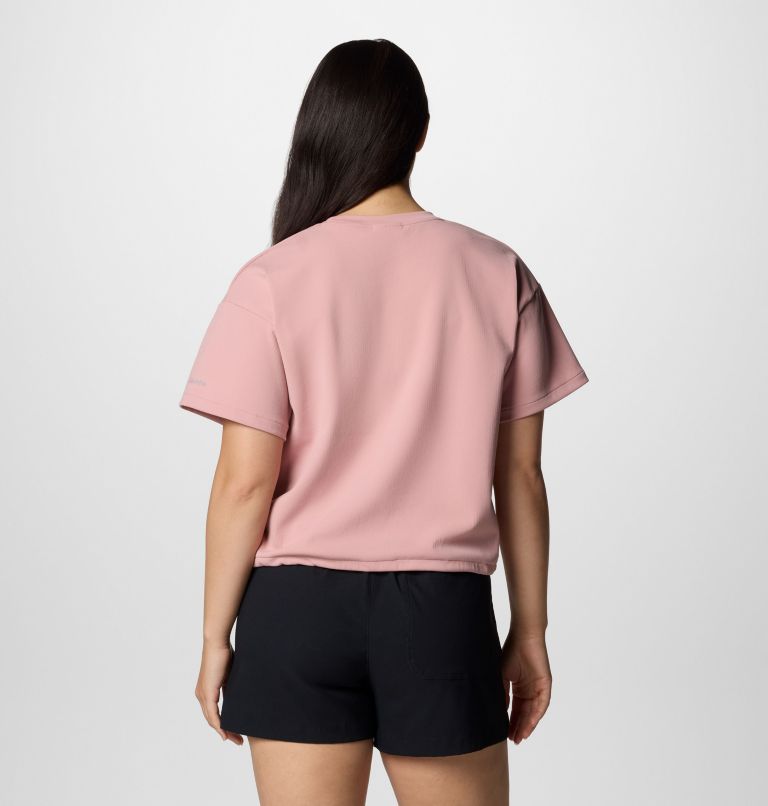 Femme Chemise en tricot à manches courtes Granite Point, Color: Eraser Pink, image 2