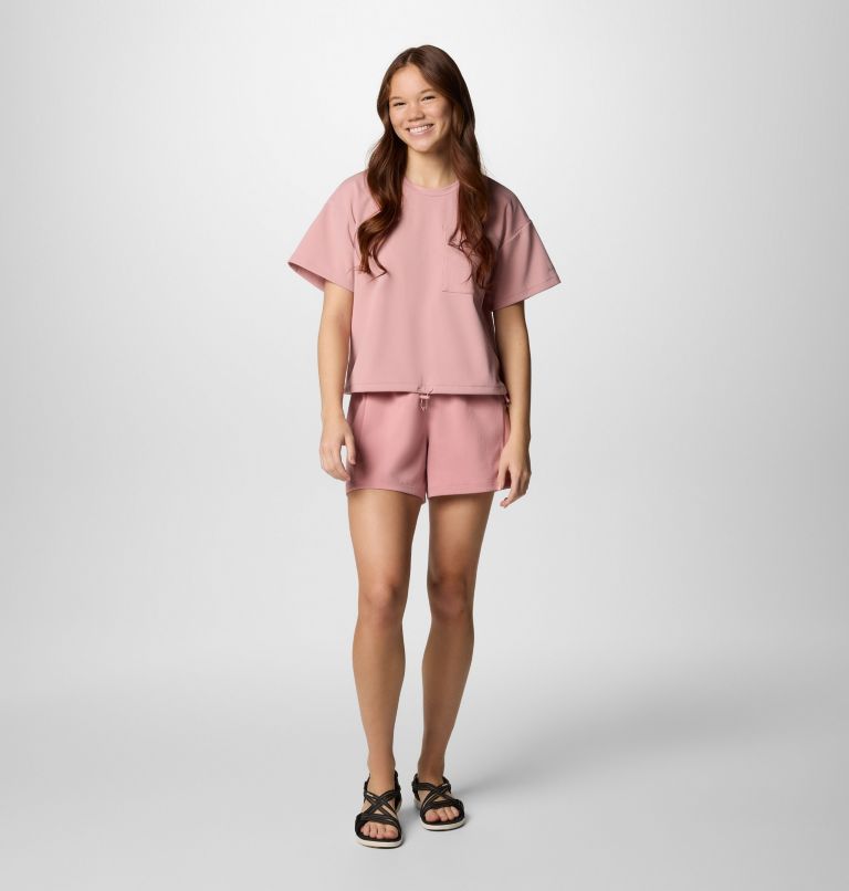 Women's Granite Point Knit Shorts, Color: Eraser Pink, image 7