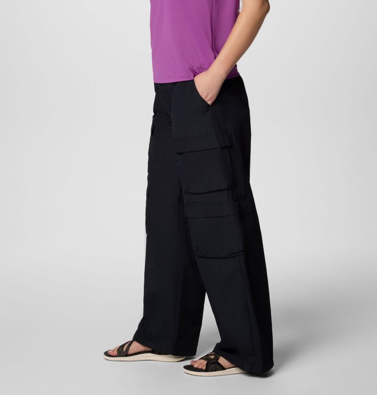 Pantalones parachute Elevated View para mujer, Color: Black, image 3