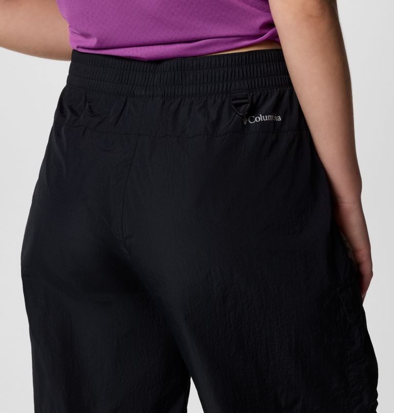 Pantalones parachute Elevated View para mujer, Color: Black, image 5
