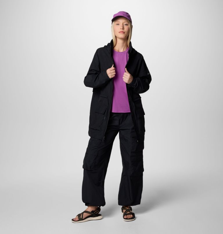 Pantalones parachute Elevated View para mujer, Color: Black, image 7