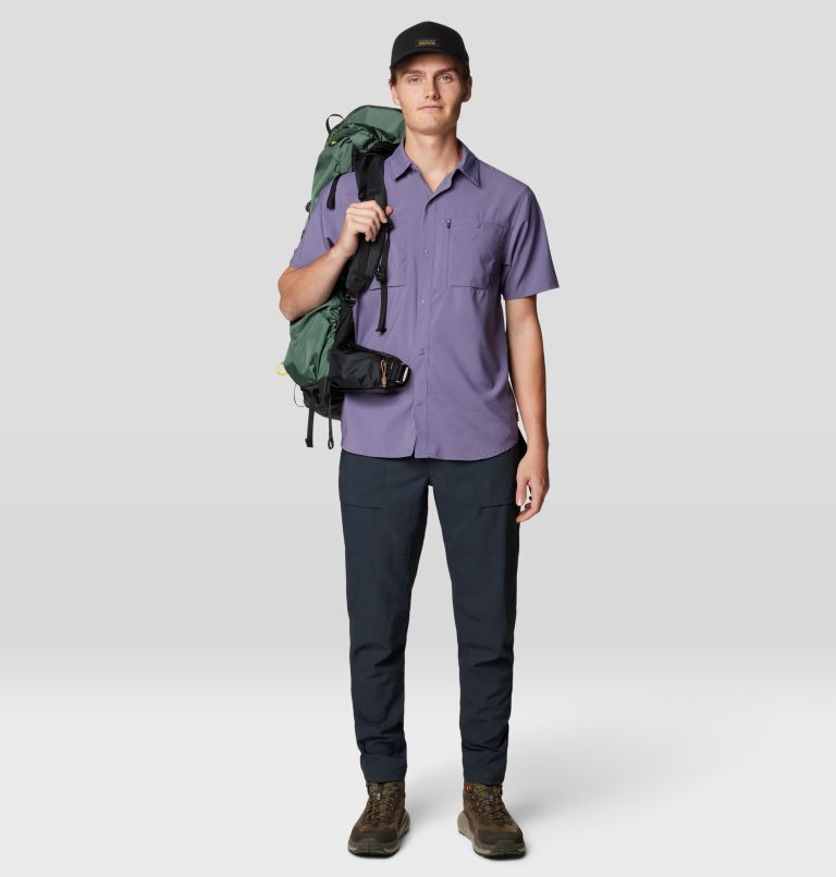 Men's Trail Sender Pant, Color: Dark Storm, image 2