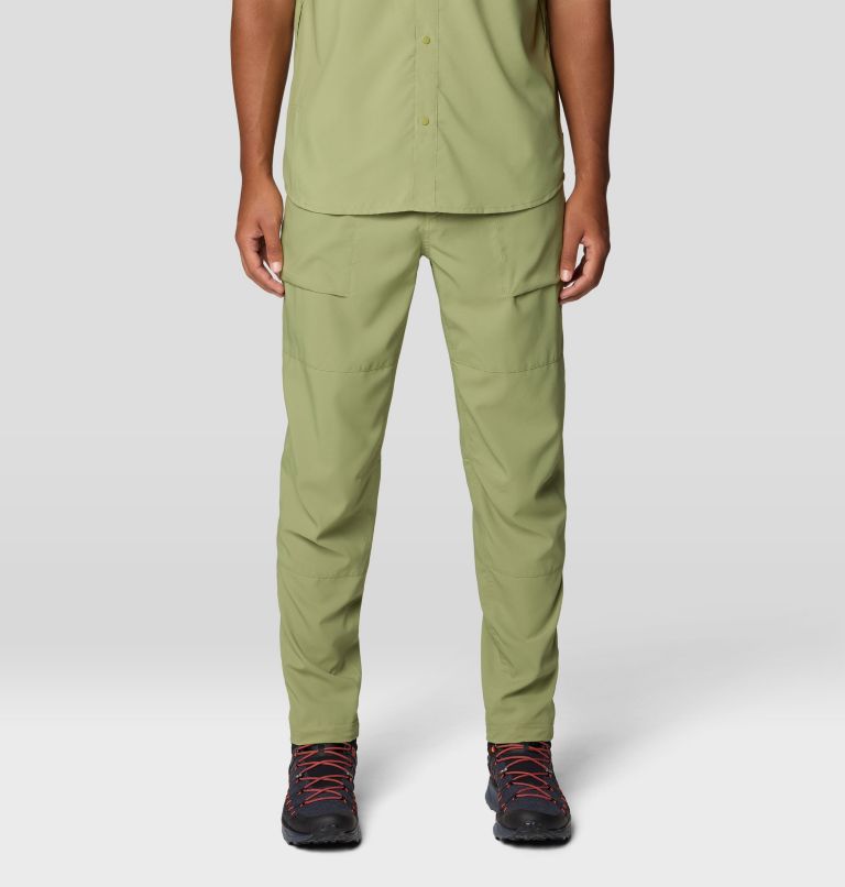 Men's Trail Sender Pant, Color: Light Cactus, image 1