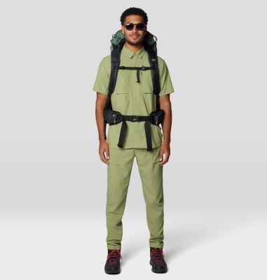 Men's Trail Sender Pant, Color: Light Cactus, image 14