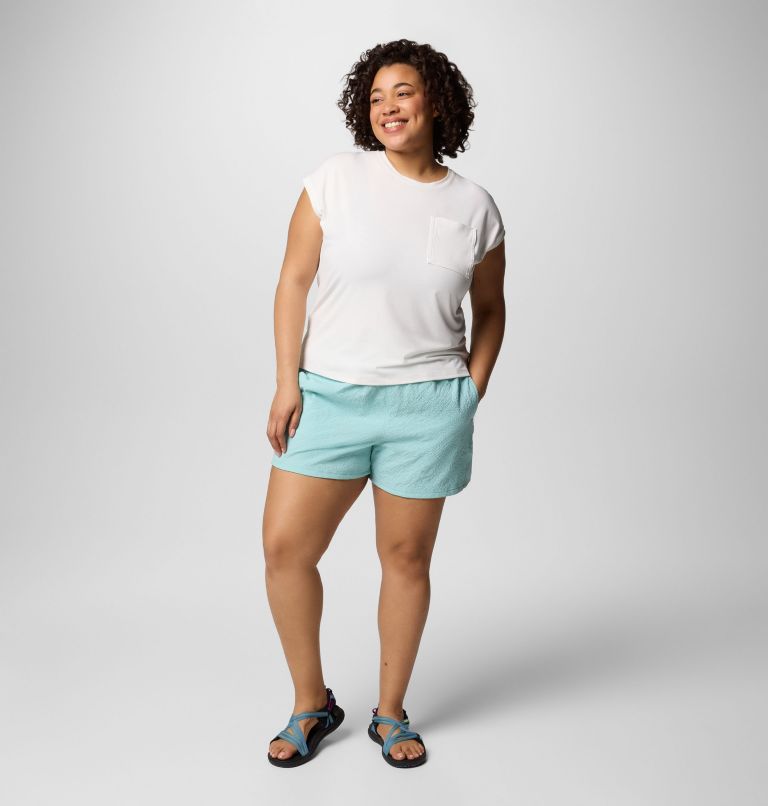 Women's Sucker for Summer Shorts - Plus Size, Color: Spray, image 6