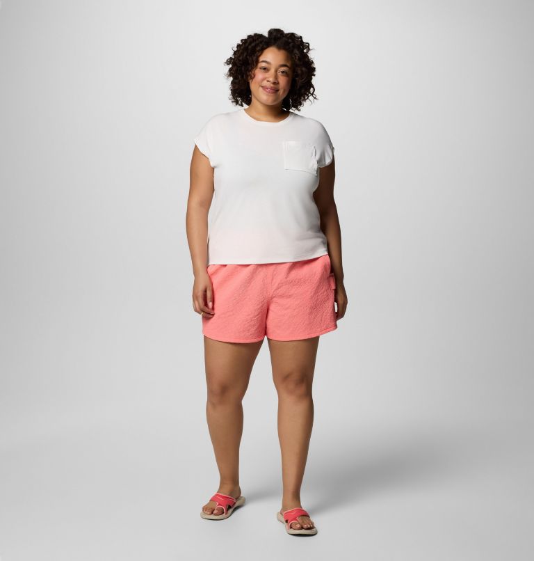Women's Sucker for Summer Shorts - Plus Size, Color: Alpenglow, image 7