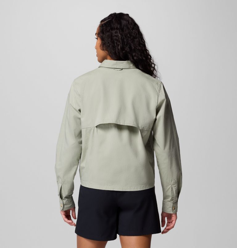 Women's Brea Falls Woven Long Sleeve Shirt, Color: Safari, image 2