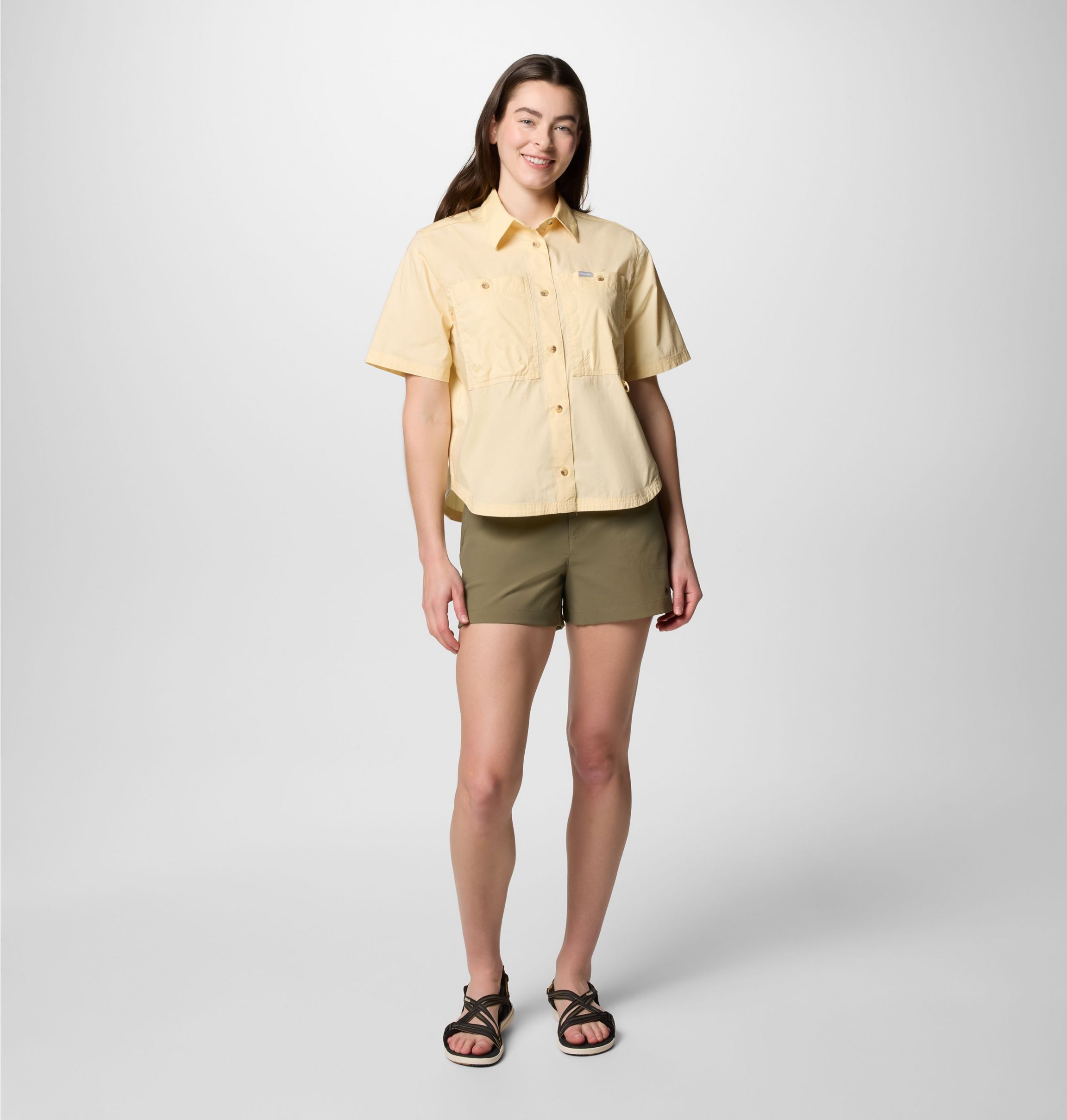 Women's Brea Falls Woven Short Sleeve Shirt | Columbia