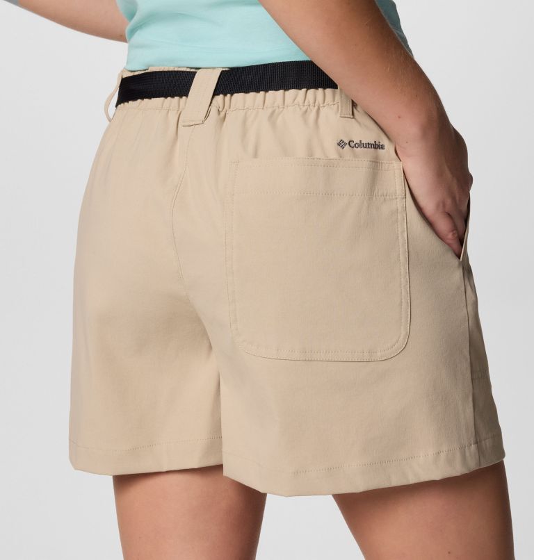 Women's Brea Falls Nylon Shorts, Color: Ancient Fossil, image 5