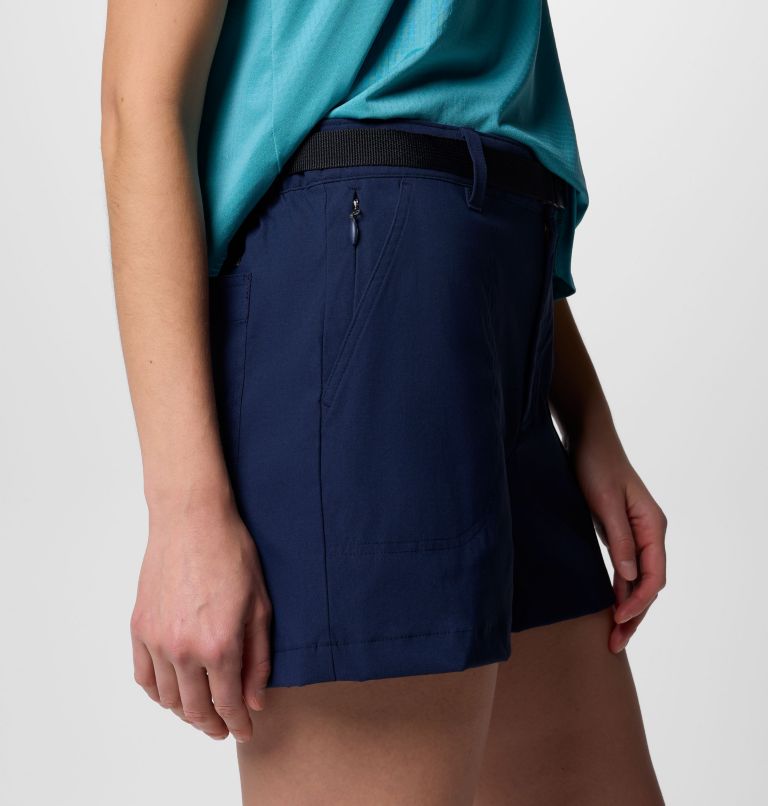 Women's Brea Falls Nylon Shorts, Color: Collegiate Navy, image 6