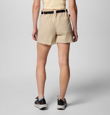 Women's Brea Falls Nylon Hiking Shorts, Color: Ancient Fossil, image 2