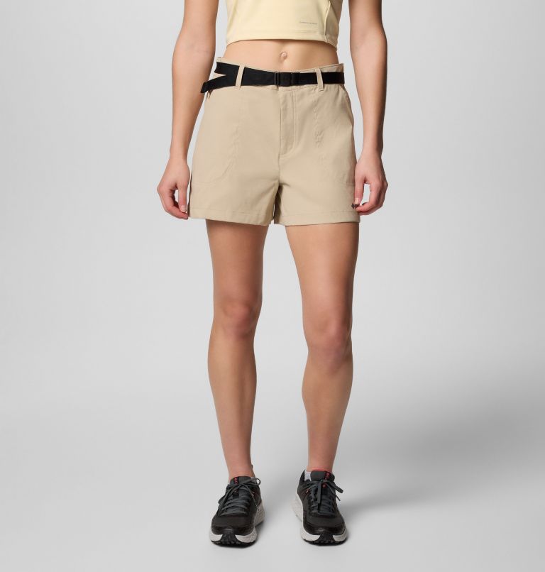 Women's Brea Falls Nylon Hiking Shorts, Color: Ancient Fossil, image 1