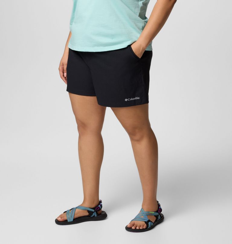 Women's Brea Falls Nylon Shorts - Plus Size, Color: Black, image 3