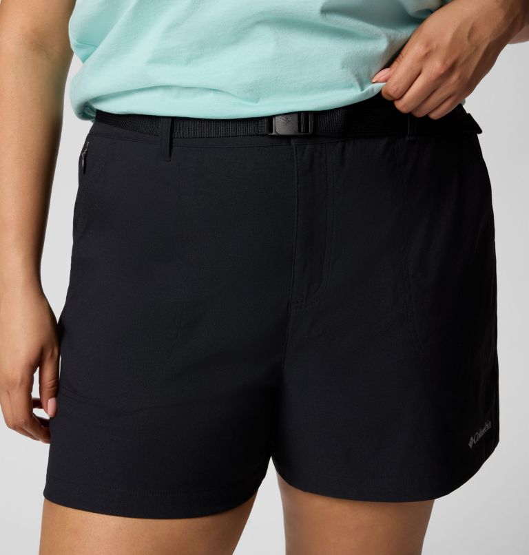 Women's Brea Falls Nylon Shorts - Plus Size, Color: Black, image 4