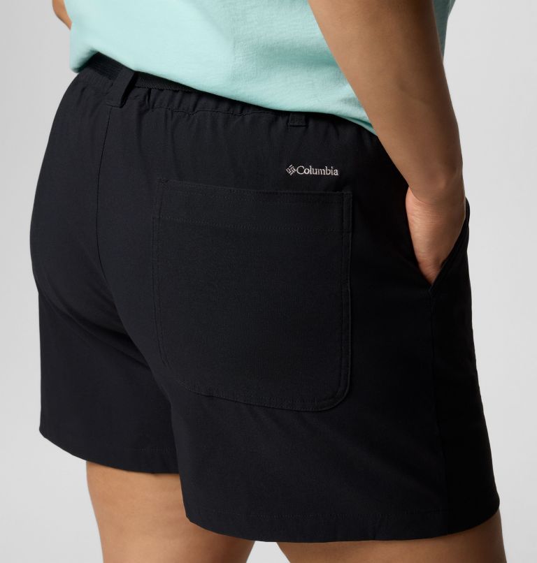 Women's Brea Falls Nylon Shorts - Plus Size, Color: Black, image 5