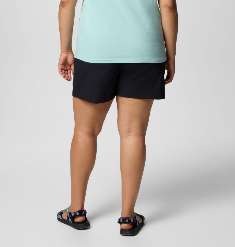 Women's Brea Falls Nylon Shorts - Plus Size, Color: Black, image 2