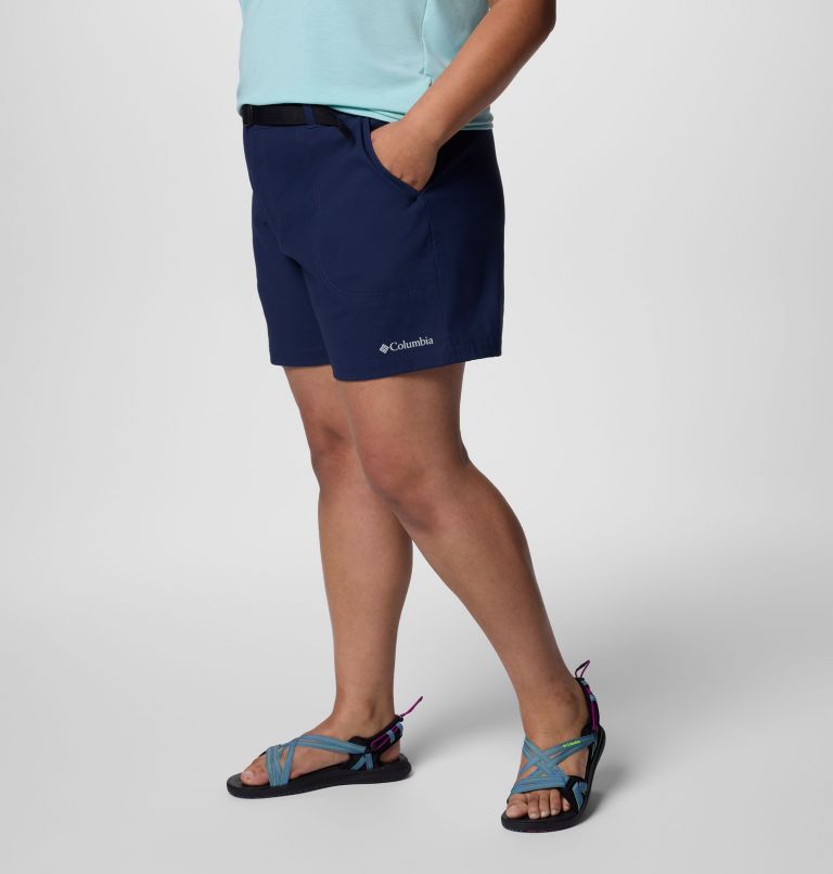 Women's Brea Falls Nylon Shorts - Plus Size, Color: Collegiate Navy, image 3