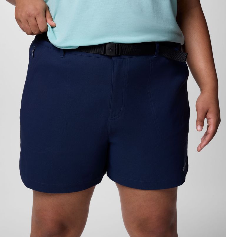 Women's Brea Falls Nylon Shorts - Plus Size, Color: Collegiate Navy, image 4