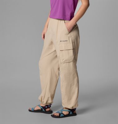 Women's Sandier Parachute Pants, Color: Ancient Fossil, image 11