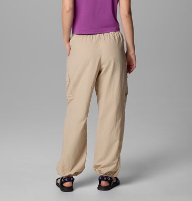 Women's Sandier Parachute Pants, Color: Ancient Fossil, image 10