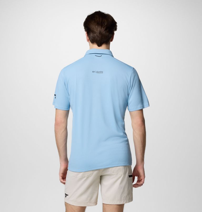 Men's Summit Valley Polo Shirt, Color: Ripple Blue, image 3