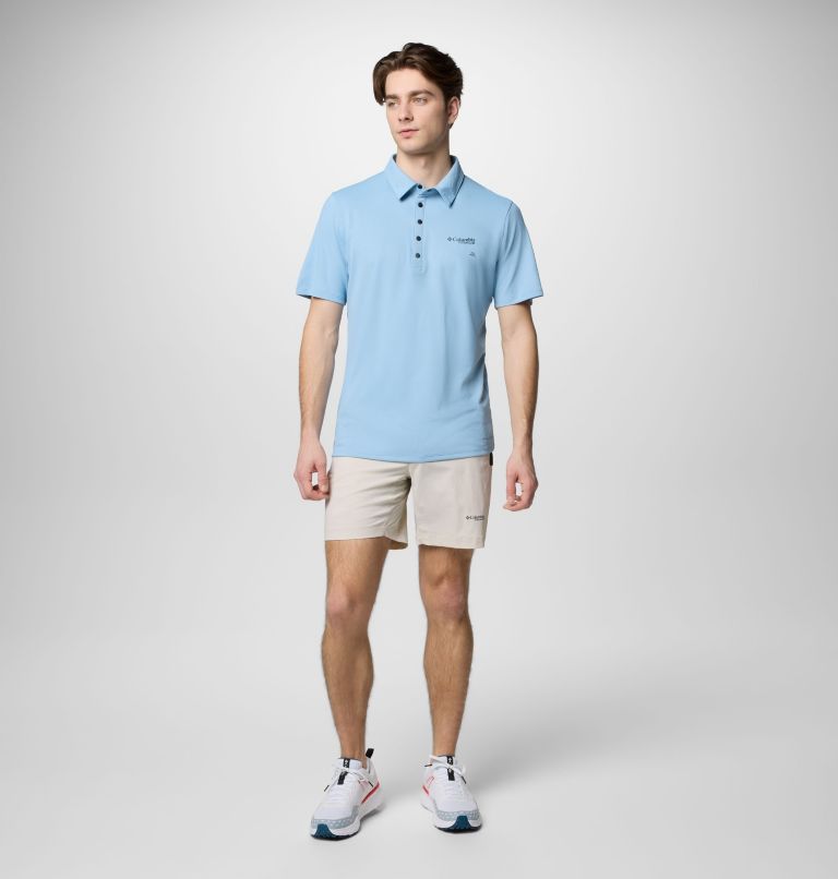 Men's Summit Valley Polo Shirt, Color: Ripple Blue, image 2