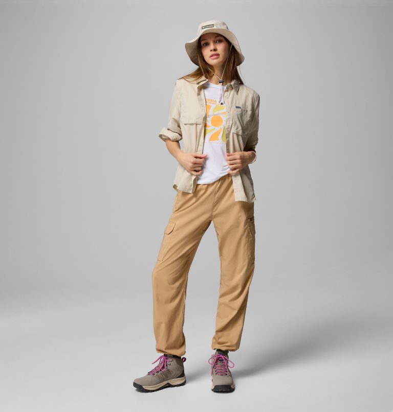 Women's Skien Valley Cargo Pants, Color: Canoe, image 10