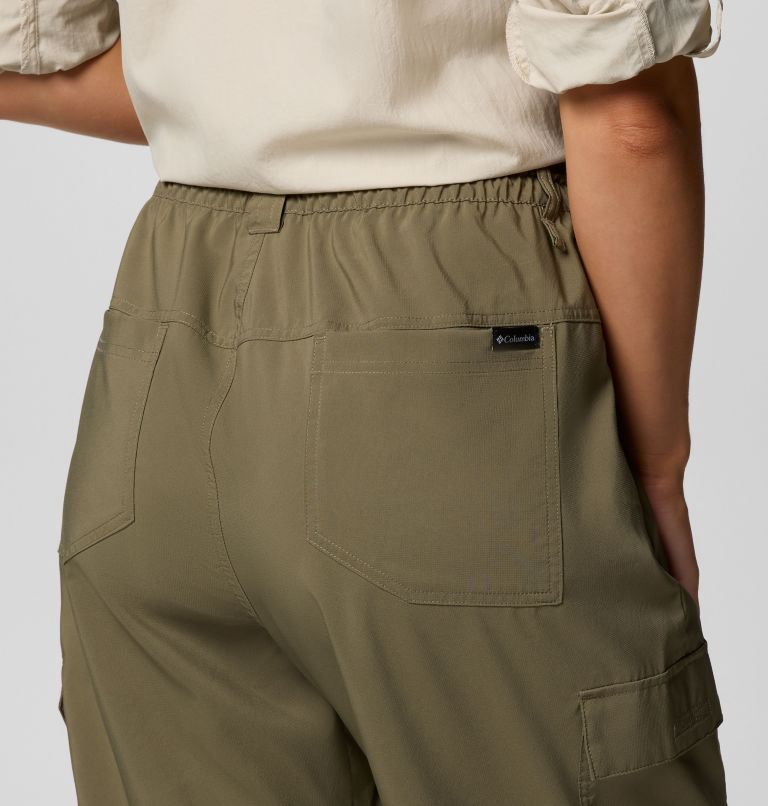 Pantaloni cargo da hiking Skien Valley da donna, Color: Stone Green, image 5