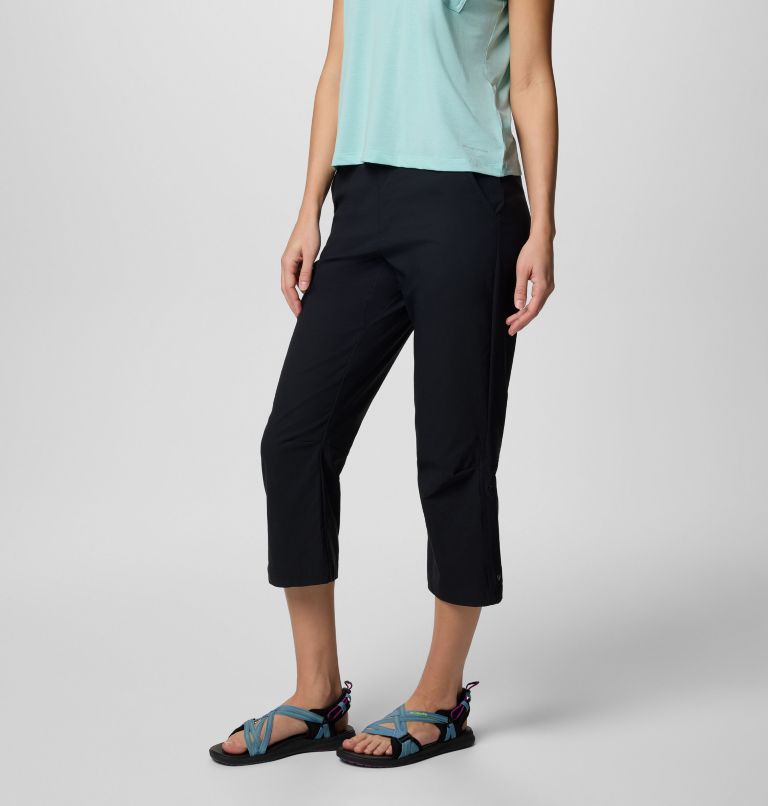 Women's Leslie Falls Capris II, Color: Black, image 3