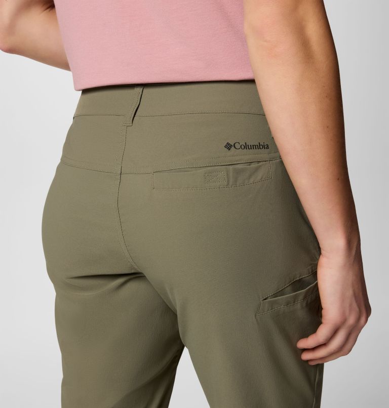 Women's Leslie Falls Capris II, Color: Stone Green, image 5