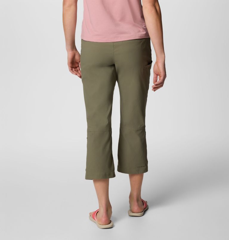 Women's Leslie Falls Capris II, Color: Stone Green, image 2