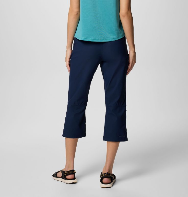 Women's Leslie Falls Capris II, Color: Collegiate Navy, image 2