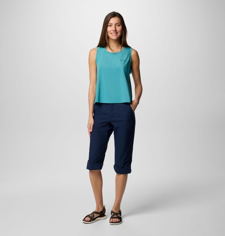 Women's Leslie Falls Capris II, Color: Collegiate Navy, image 8
