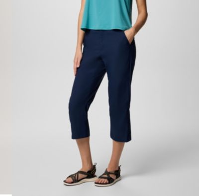 Women's Leslie Falls II Hiking Capri, Color: Collegiate Navy, image 3