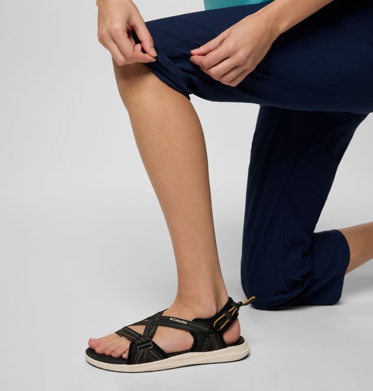 Women's Leslie Falls II Hiking Capri, Color: Collegiate Navy, image 7