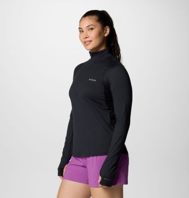 Women's Weekend Ascent Half Zip Shirt, Color: Black, image 3