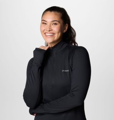 Women's Weekend Ascent Half Zip Shirt, Color: Black, image 4