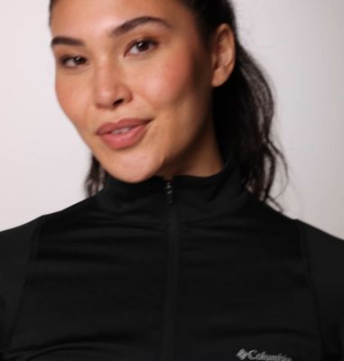 (取寄) コロンビア レディース ウィークエンド 1/2 ジップ Columbia women Weekend Ascent 1/2 Zip Black Women's Weekend Ascent Half Zip Shirt | Columbia