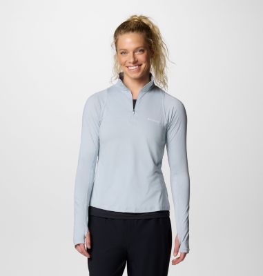 Women's Weekend Ascent Half Zip, Color: Cirrus Grey, image 1