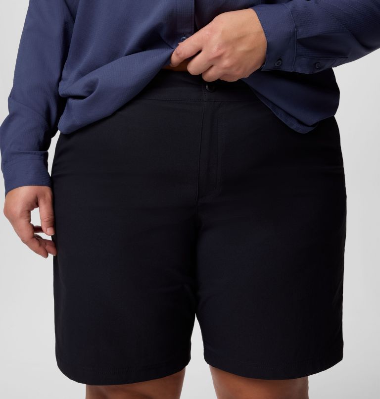 Women's Leslie Falls Long Shorts II - Plus Size, Color: Black, image 4
