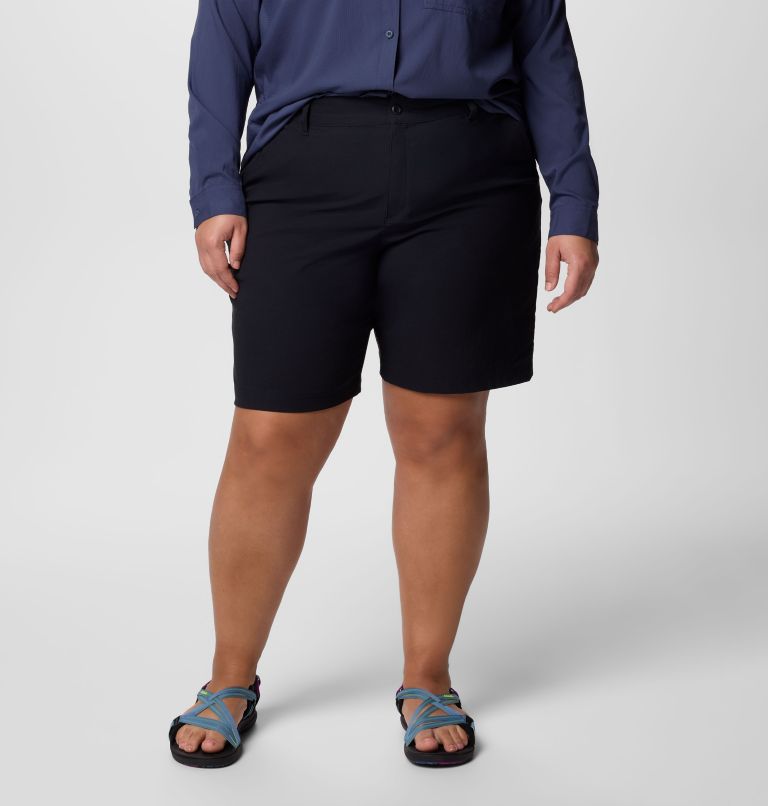 Women's Leslie Falls Long Shorts II - Plus Size, Color: Black, image 1