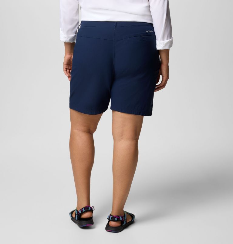 Women's Leslie Falls Long Shorts II - Plus Size, Color: Collegiate Navy, image 2