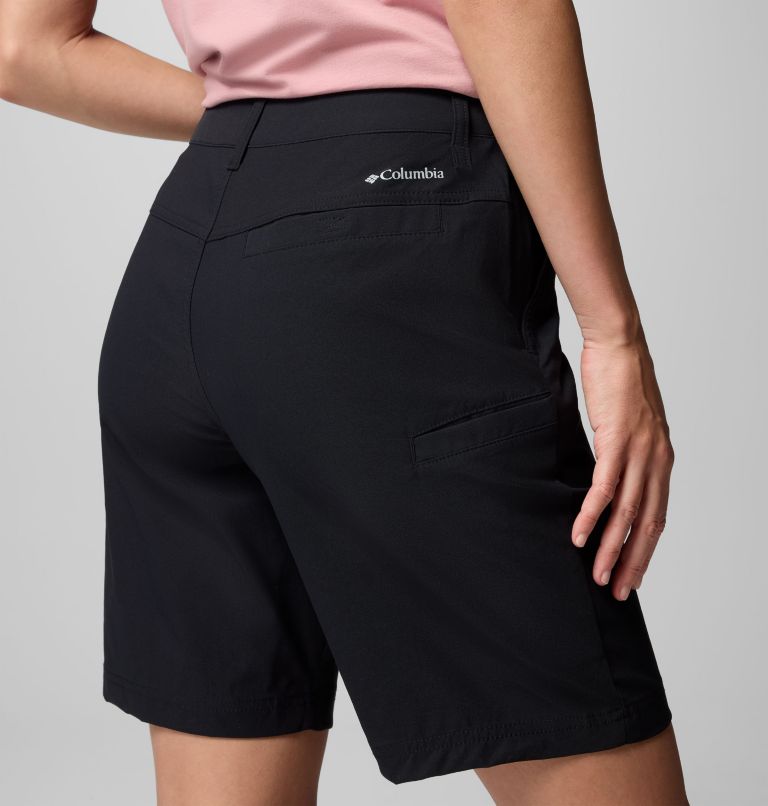 Women's Leslie Falls Long Hiking Shorts II, Color: Black, image 5