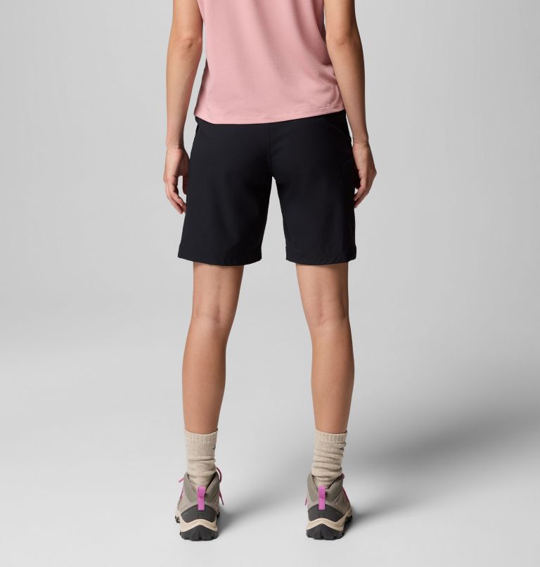 Women's Leslie Falls Long Hiking Shorts II, Color: Black, image 2