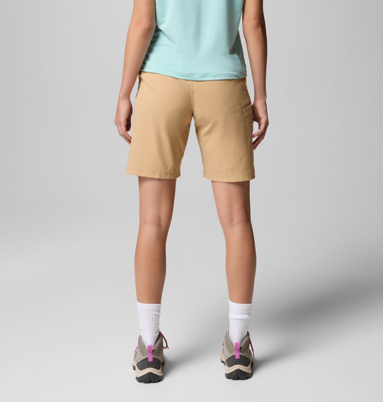 Women's Leslie Falls Long Hiking Shorts II, Color: Canoe, image 2