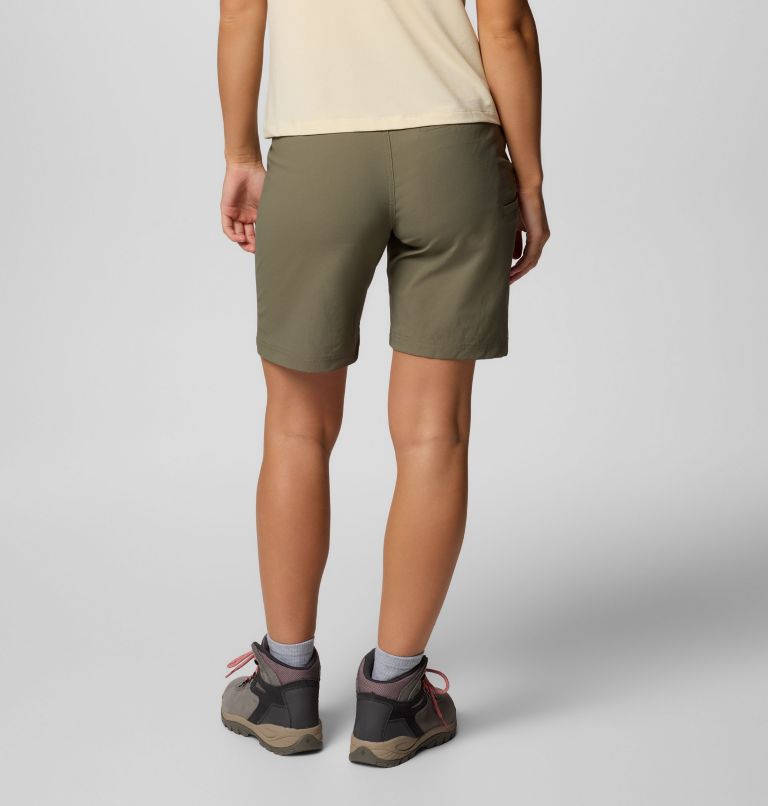 Shorts de corte largo de senderismo Leslie Falls II para mujer, Color: Stone Green, image 2