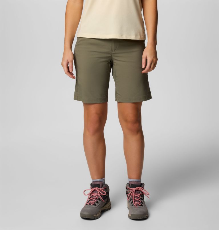 Shorts de corte largo de senderismo Leslie Falls II para mujer, Color: Stone Green, image 1